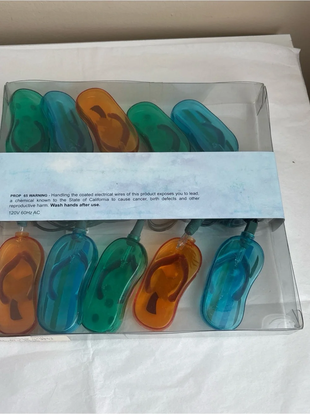 2Dennis East flip-flop string lights multicolor in&outdoor Decor New sealed read